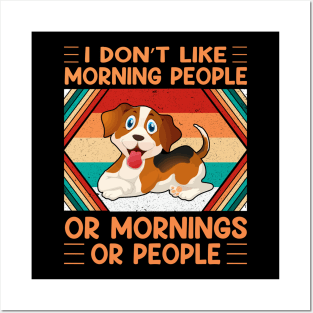 I don't like morning people or mornings or people (vol-10) Posters and Art